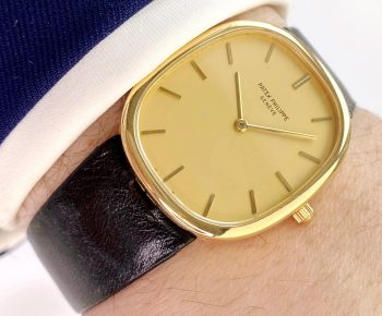 Patek Philippe Ellipse Solid Gold Automatic Serviced Original Strap And Buckle 31x35mm