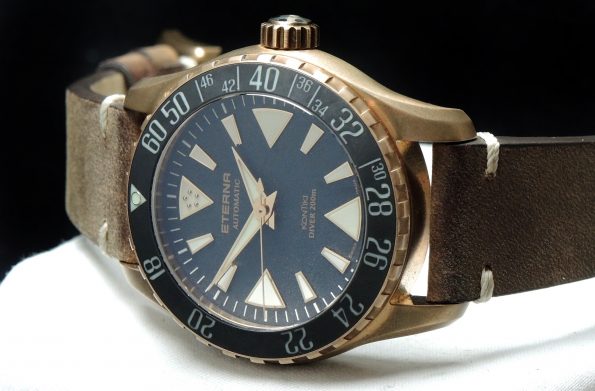Full Set Eterna Kontiki Bronze Diver Box Papers Limited Edition