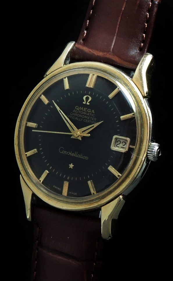 Omega Constellation Pie Pan Automatic black dial